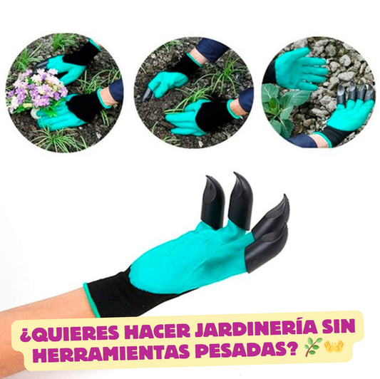 GUANTES DE JARDÍN CON GARRAS